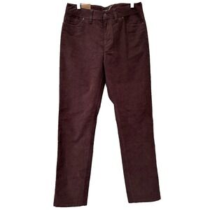 Toad & Co Pants Mens 31x32 Barnwood Brown Jet Cord Lean Pocket Straight Gorp